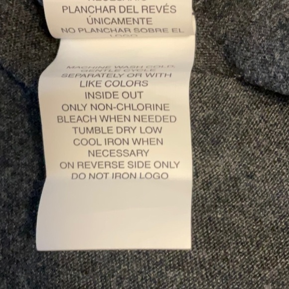 Place Black Long Sleeve Tee with Silver Leopard Design - Picture 6 of 6